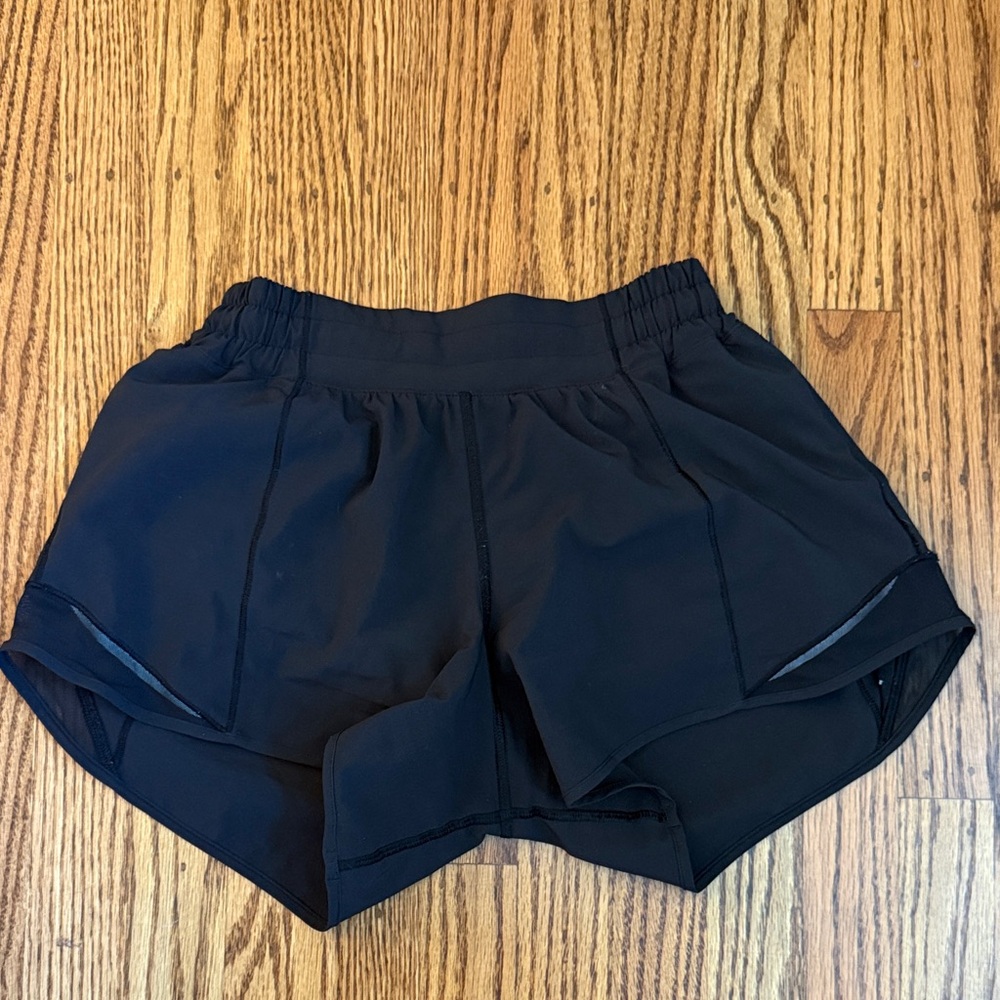 Women’s Black Athletic Running Shorts